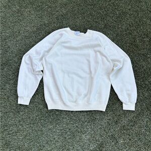 Hanes Men's Classic pale yellow Crewneck Sweater